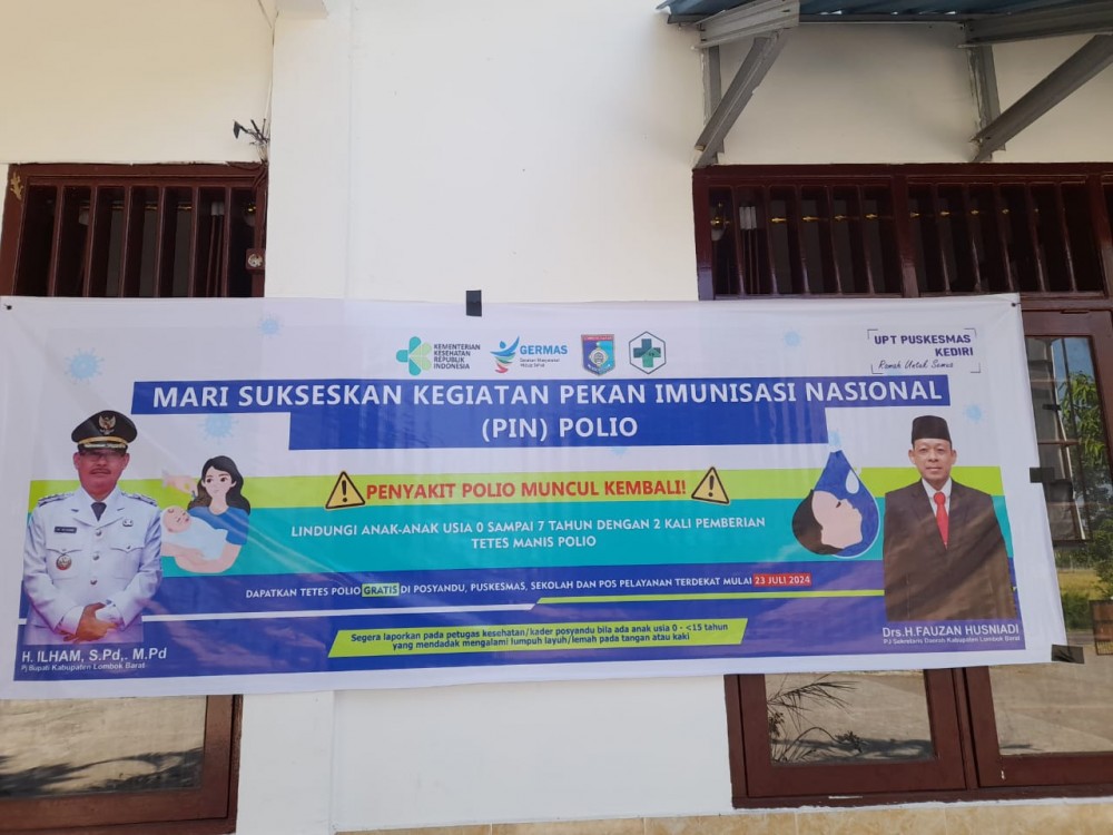 PEKAN IMUNISASI NASIONAL (PIN) POLIO SERENTAK KEDIRI SELATAN